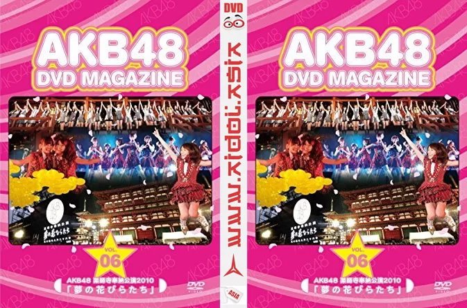Cover for AKB48 DVD MAGAZINE VOL. 6 – AKB48 薬師寺奉納公演2010「夢の花びらたち」[2010.09.26]